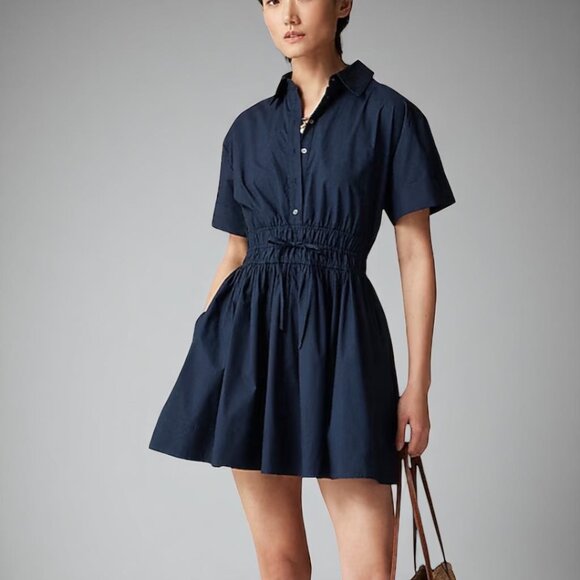 J. Crew Elena mini shirtdress in cotton poplin Size 12 - Picture 1 of 11